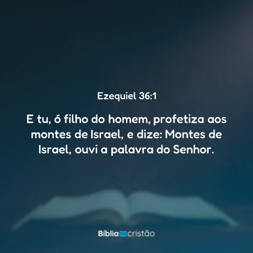 Ezequiel 36:1