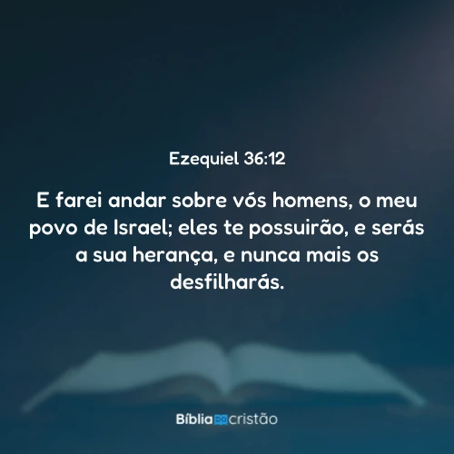 Ezequiel 36:12