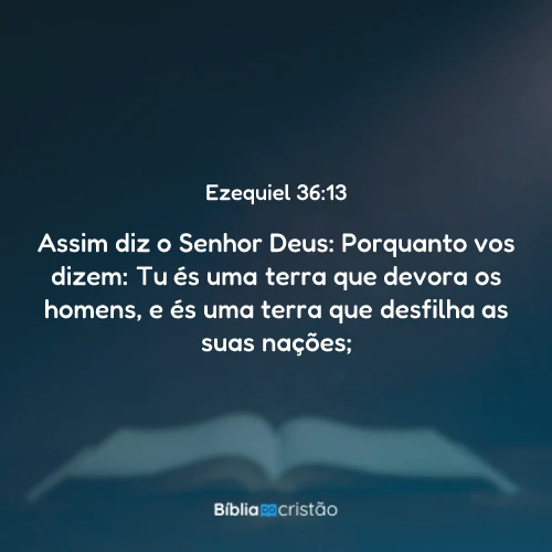 Ezequiel 36:13