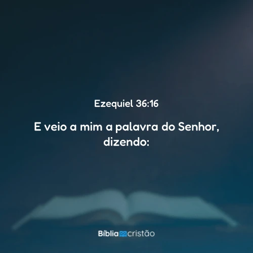 Ezequiel 36:16