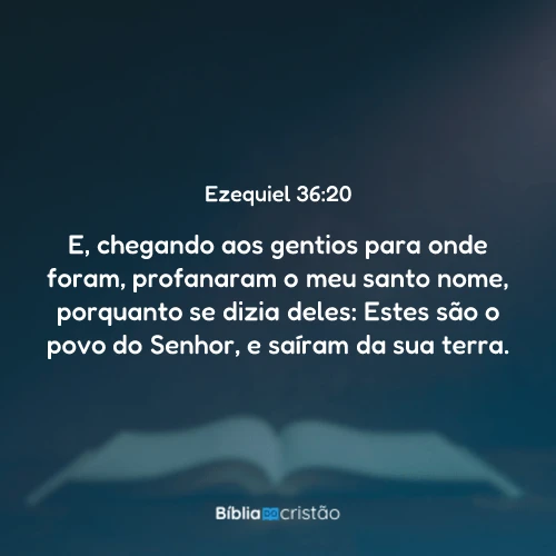 Ezequiel 36:20