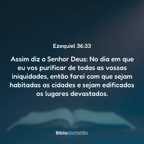 Ezequiel 36:33