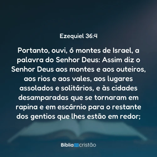 Ezequiel 36:4