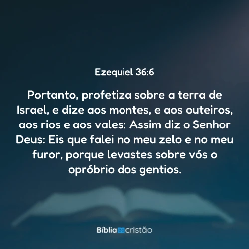 Ezequiel 36:6