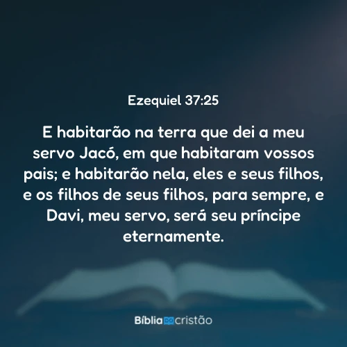 Ezequiel 37:25