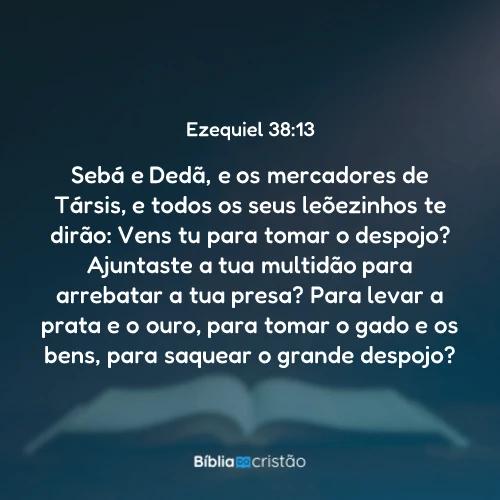 Ezequiel 38:13