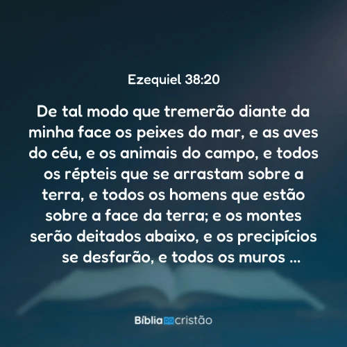Ezequiel 38:20