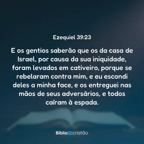 Ezequiel 39:23