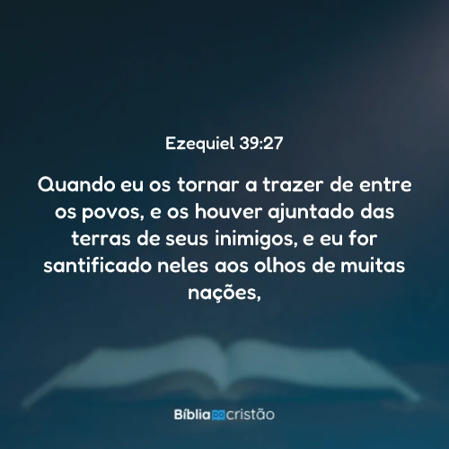 Ezequiel 39:27
