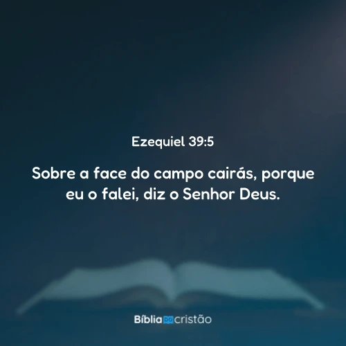 Ezequiel 39:5