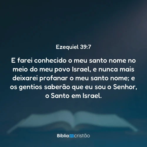 Ezequiel 39:7