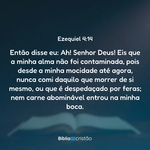 Ezequiel 4:14