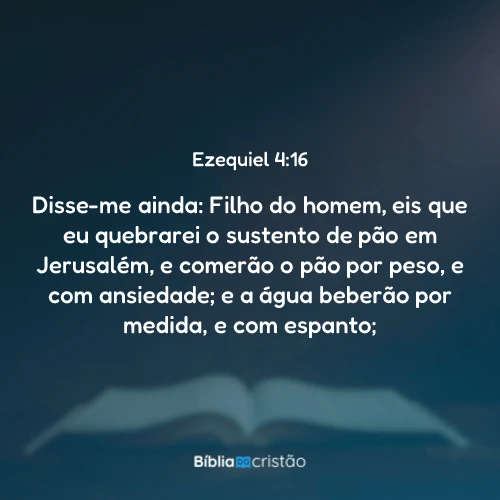 Ezequiel 4:16
