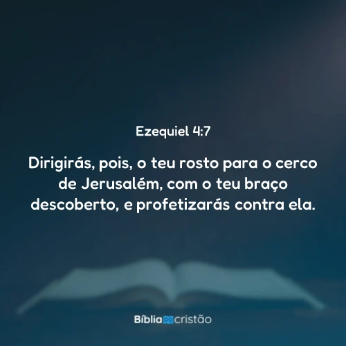 Ezequiel 4:7