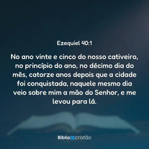Ezequiel 40:1
