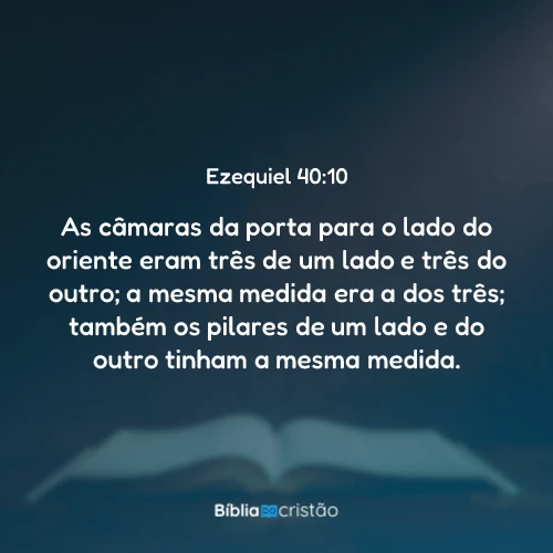 Ezequiel 40:10