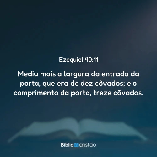 Ezequiel 40:11