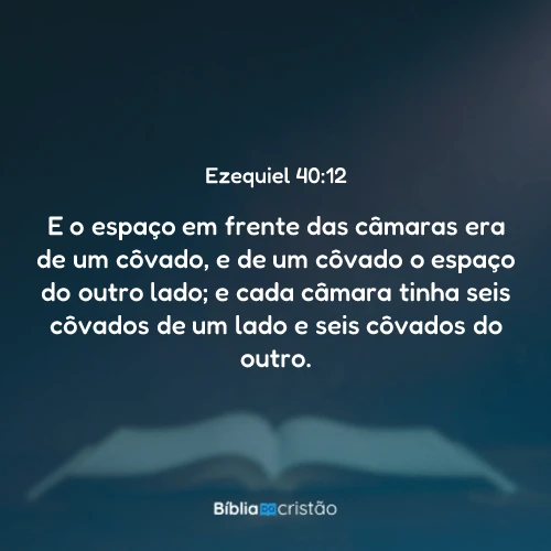 Ezequiel 40:12