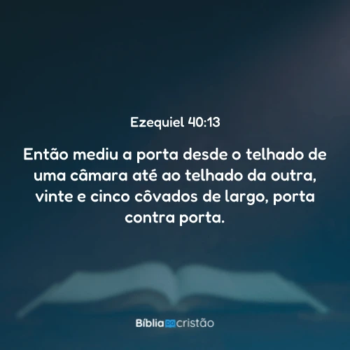 Ezequiel 40:13