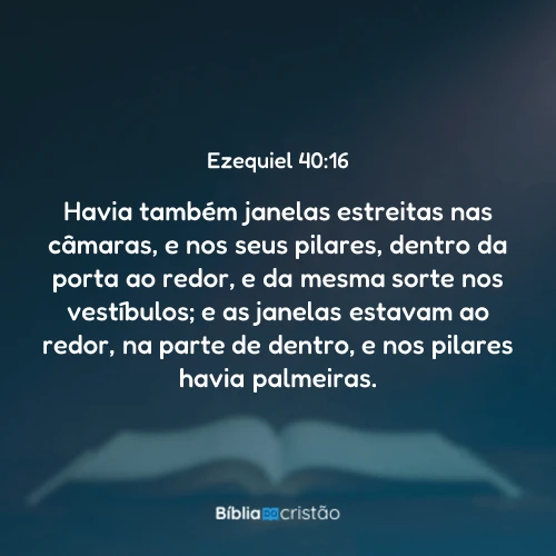 Ezequiel 40:16