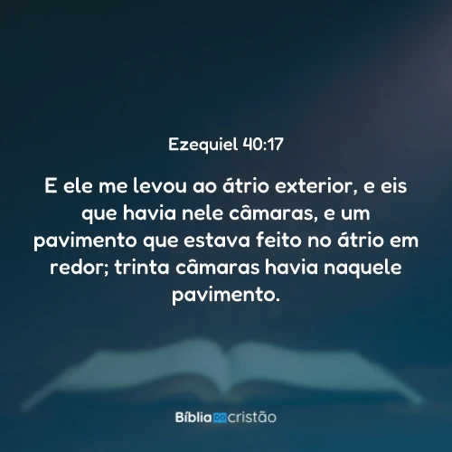 Ezequiel 40:17