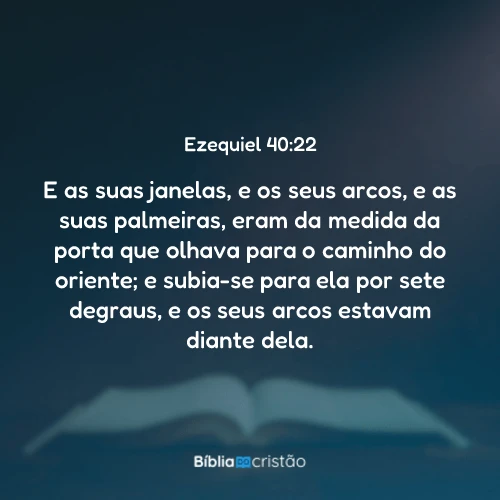 Ezequiel 40:22