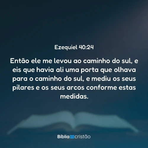 Ezequiel 40:24