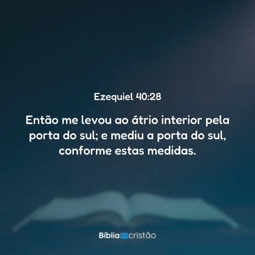 Ezequiel 40:28