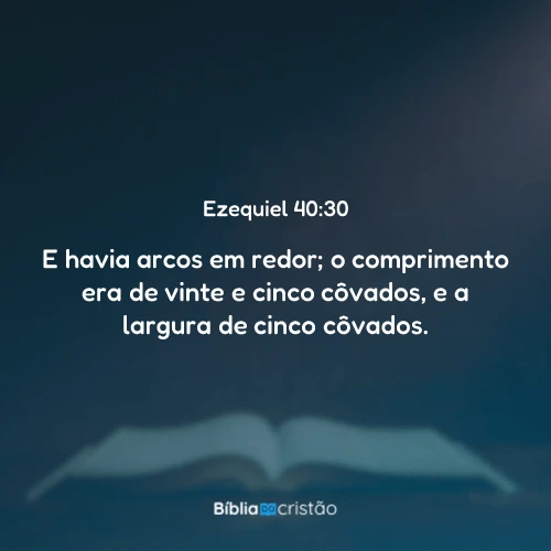 Ezequiel 40:30