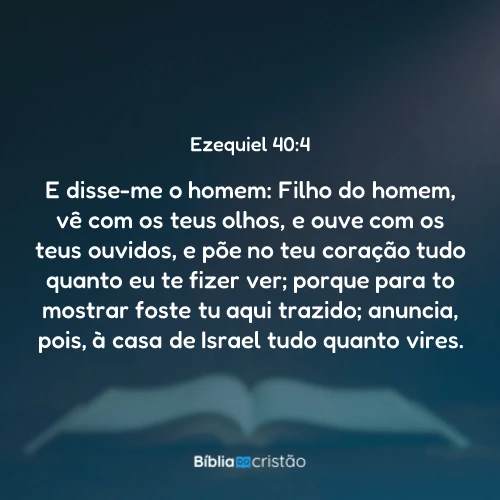 Ezequiel 40:4