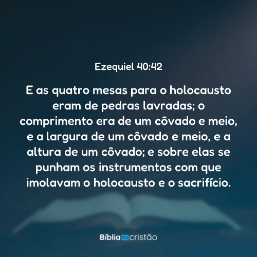 Ezequiel 40:42