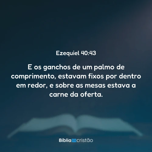 Ezequiel 40:43
