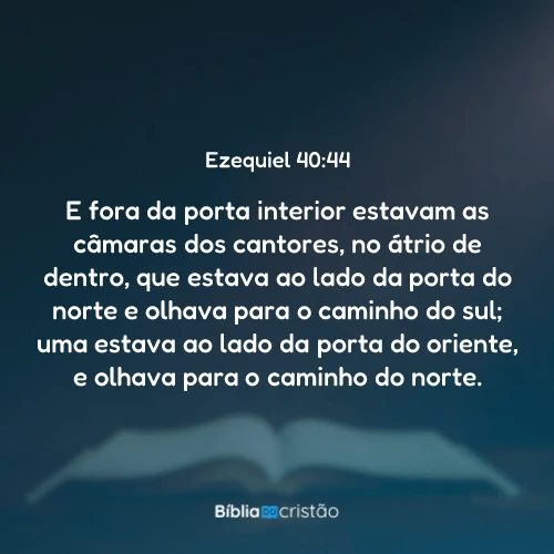 Ezequiel 40:44