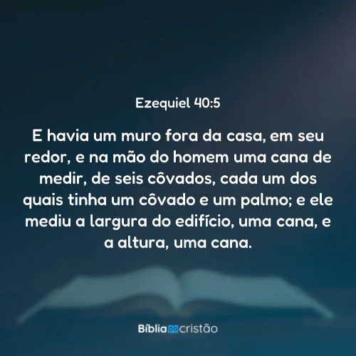 Ezequiel 40:5