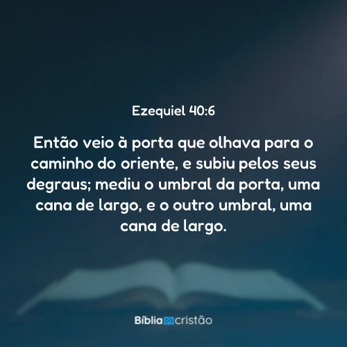 Ezequiel 40:6