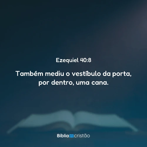 Ezequiel 40:8