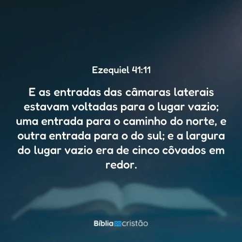 Ezequiel 41:11