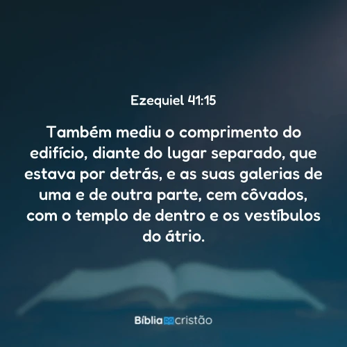 Ezequiel 41:15