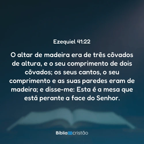 Ezequiel 41:22