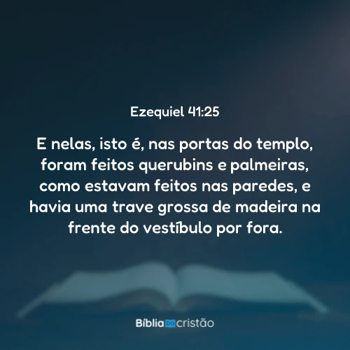 Ezequiel 41:25