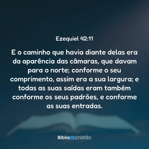 Ezequiel 42:11