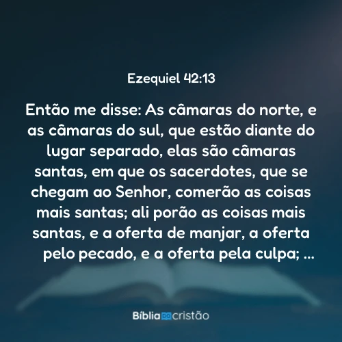 Ezequiel 42:13