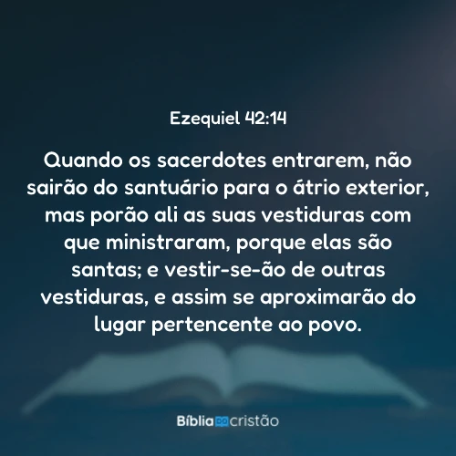 Ezequiel 42:14