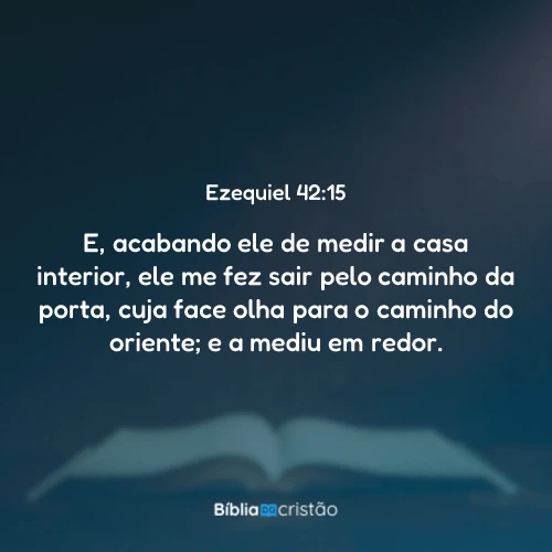 Ezequiel 42:15
