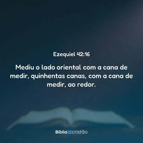 Ezequiel 42:16