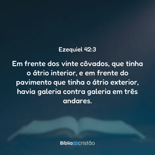 Ezequiel 42:3