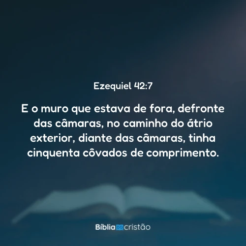 Ezequiel 42:7