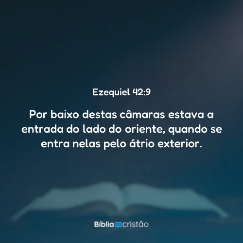 Ezequiel 42:9