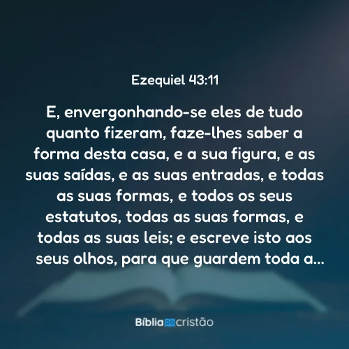 Ezequiel 43:11
