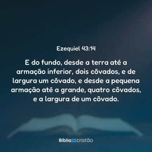 Ezequiel 43:14